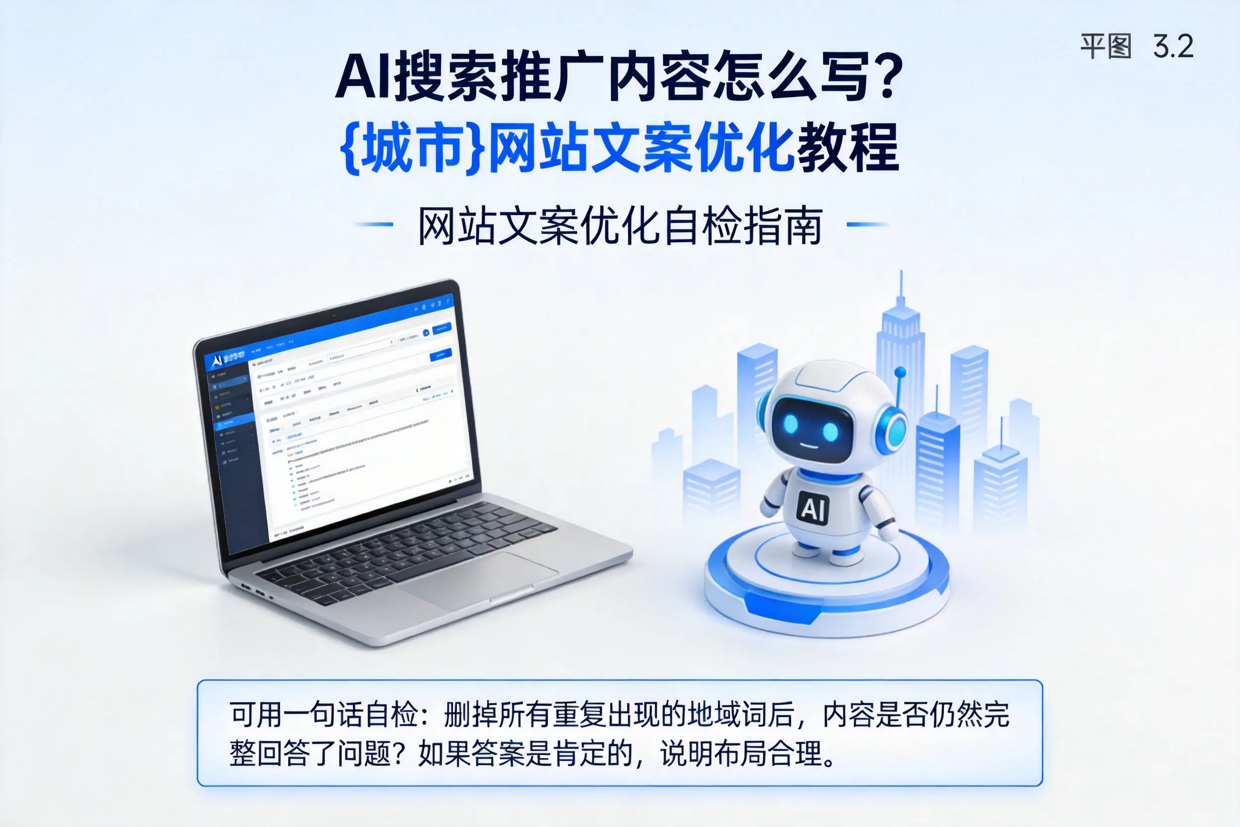 AI搜索推广内容怎么写？万宁网站文案优化教程