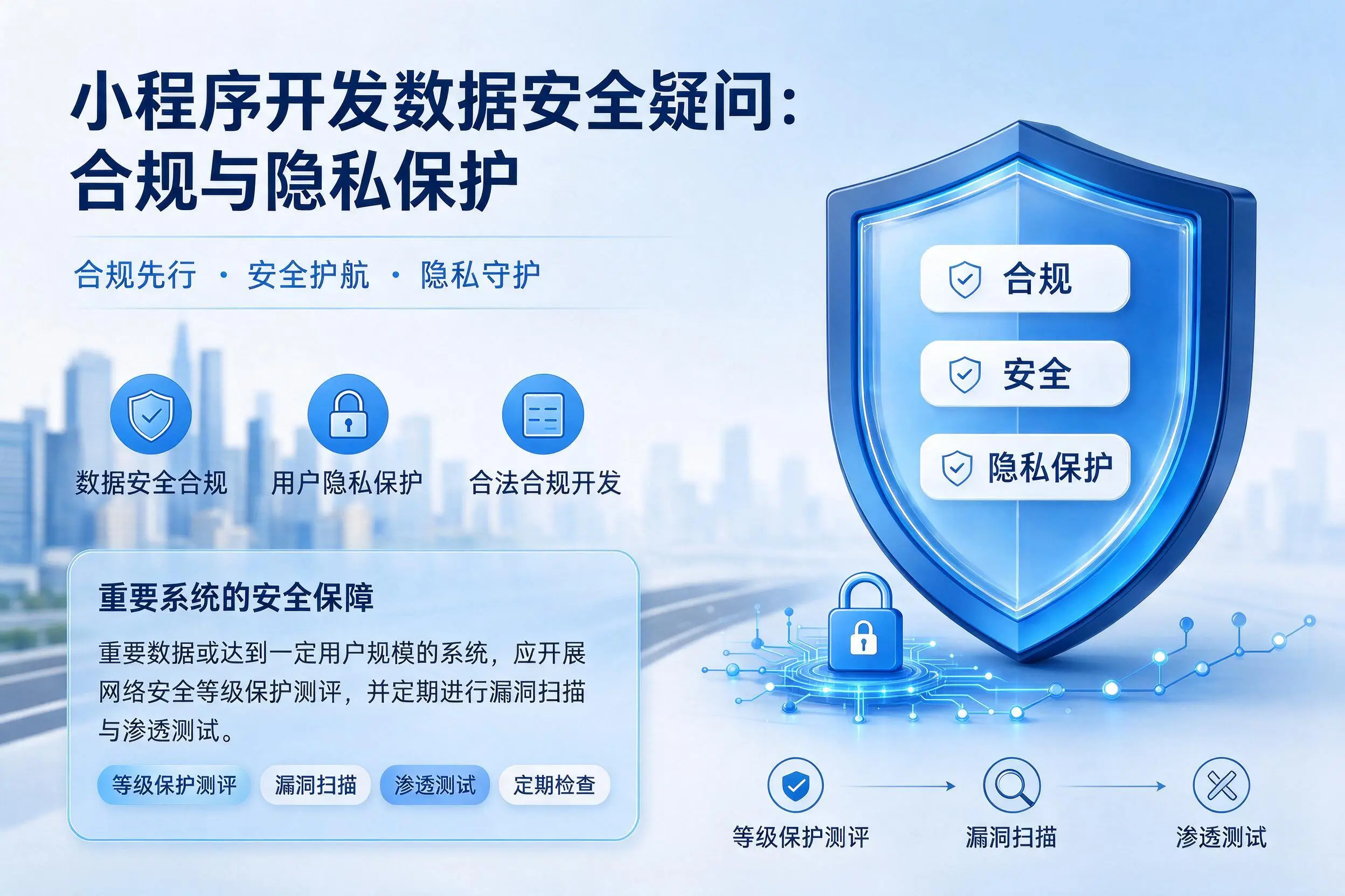 万宁小程序开发数据安全疑问:合规与隐私保护