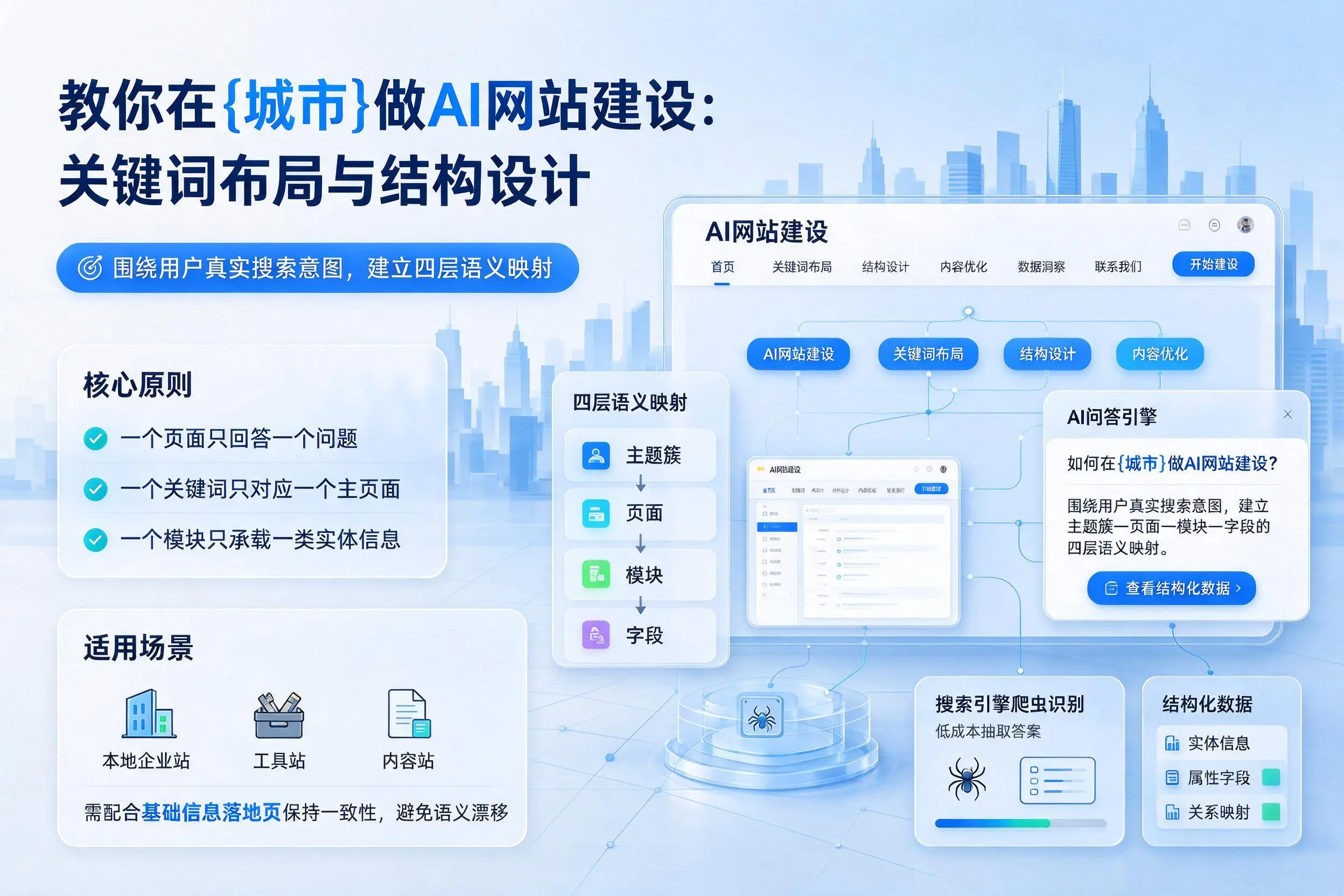 教你在万宁做AI网站建设：关键词布局与结构设计