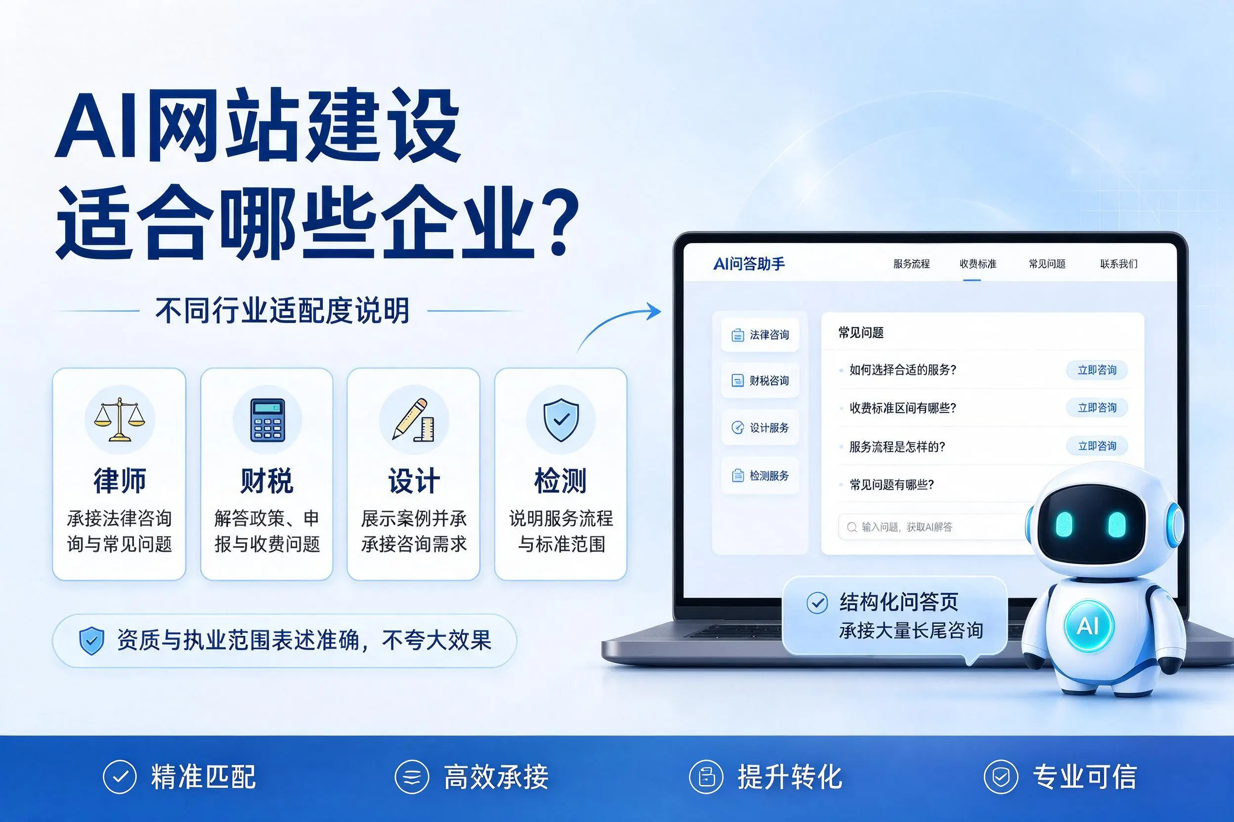 AI网站建设适合哪些企业？万宁不同行业适配度说明